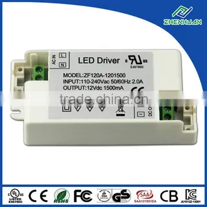 High Efficiency 18W Led Power Transformer 12V 1.5A es Led Driver With CE UL thumbnail-2