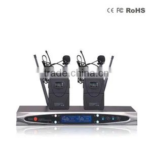 Double Handheld Wireless Microphone for Stage thumbnail-3