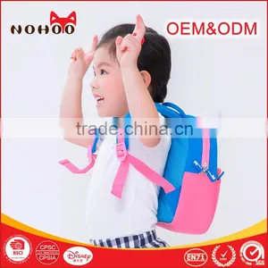 Kawaii Pink Rabbit Neoprene Waterproof Mini Kids School Bag Backpack Bags For Baby Girls thumbnail-3