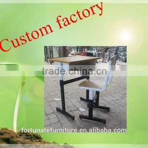 Knock Down Wooden Children Desk and Chair thumbnail-1
