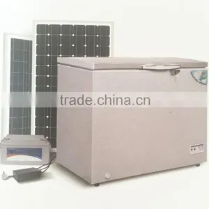 252Lsolar Home Commercial Hot Selling 12v -24v Chest Top Travelling Refrigerating Refrigeration Refrigerator Fridge Freezer thumbnail-1