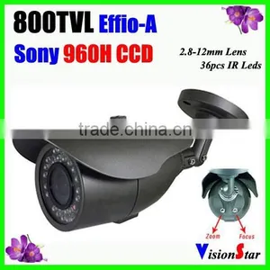 Video Camera System 800TVL Sony CCD Effio-A 36 Pcs IR Leds Hot Selling OSD Menu IP66 Weatherproof Outdoor Bullet Security Camera thumbnail-1