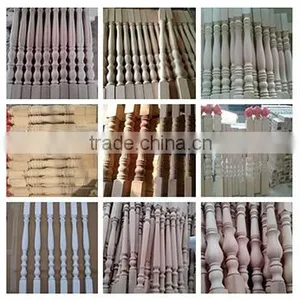 Red Oak Handrail Red Beech Wooden Balustrade thumbnail-2