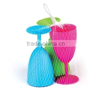 PLASTIC WINE GLASS, COLOFUL WINE CUP thumbnail-4