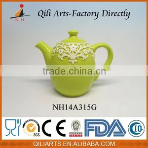 Delicate Ceramic Teapot With Cup thumbnail-1