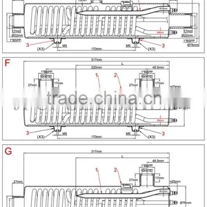9SUB31 Standard Liquid Heaters, 76mm Diameter, Length 313mm, Heli-coiled Tubular Heaters thumbnail-3
