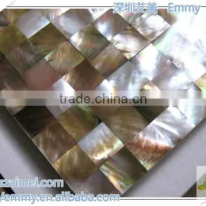 Browm Mother of Pearl Mosaic Tile Shell Mosaic Wall Tile Wall Panel thumbnail-6