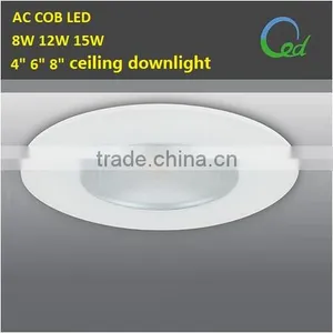 Input 100-260V Recessed COB Led Ceiling Light 8W,12W,15W thumbnail-1