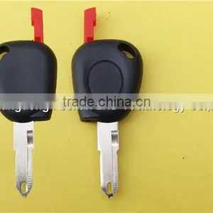 Replacement One Button Remote Key Fob Blank for RENAULT With Light and Red Plug thumbnail-1