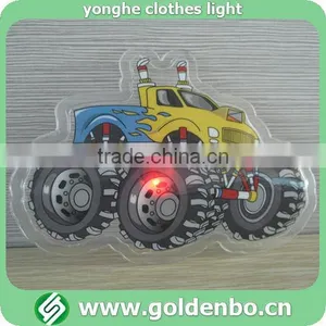 Tractor Pattern PVC LED Light for Clothing thumbnail-1