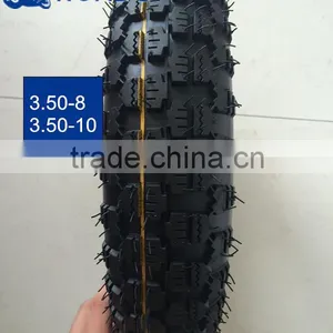 Motorcycle Tire 350-8 Scooter Tire 3.50-8 3.50-10 thumbnail-1