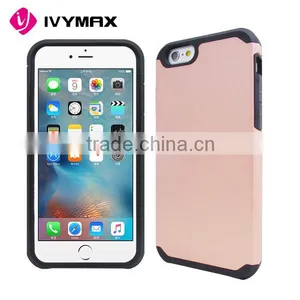 Fashion Hybrid Cell Phone Case Shell Cover Protective For IPhone 6/6S Rose Gold thumbnail-1