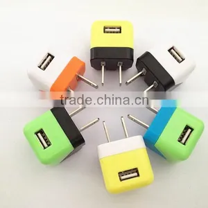 The POpular Colourful USB Wall Charger Portable Charger Mobile Charger DC 5v1000mA Home Charger for Smartphone thumbnail-4