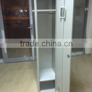 Ningbo Hot Selling Single Door Cheap Clothes Cabinet Design thumbnail-1