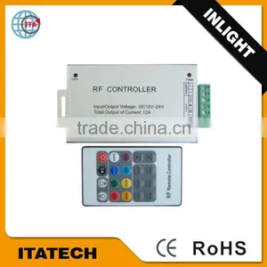 12~24VDC 20m Controlable Distance Aluminum Shell 20-key RF Wireless Controller/Dimmer for Led Strip Light` thumbnail-1