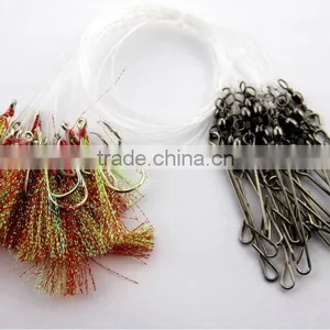 The New 2016 Japan Fishing Hooks 25pcs/1 Bag Longline Traces Flasher Hook 82cm Fishhook Lure Hook for Fishing thumbnail-1