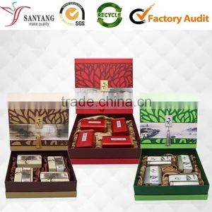 Healthy Recyclable Tea Gift Box Hot Gold Stamping Paper Cardboard Tea Box thumbnail-3