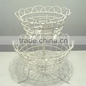 Metal Round Base Wire Baskets Fruit Basket thumbnail-1
