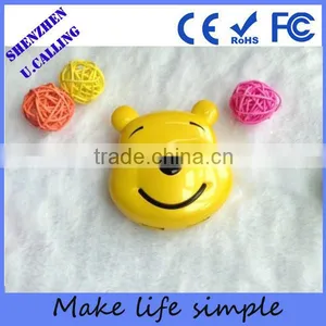 Factory Price High Quality Bear Design Mobile Power Bank 2600mah thumbnail-1