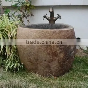 Popular Outdoor Natural Stone Wash Basin thumbnail-6