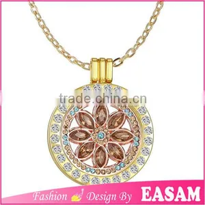 2016 New Design Alternative Crystal Locket Pendant Necklace thumbnail-6