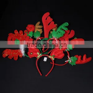 China Headband Manufacturer Latest Headband Designs Christmas Reindeer Headband thumbnail-1