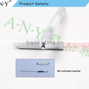 ANY Double Side Crystal Manual Permanent Cosmetic Eyebrow Embroidery Tattoo Gel Ink Pen thumbnail-3