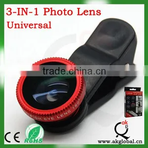 For Iphone5 Fish Eye +macro +wide Angle Lens for Mobile Phone thumbnail-1