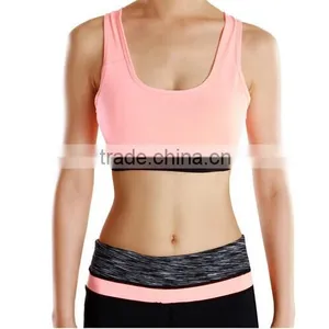 Women Running Fitness Sexy Yoga Seamless Sports Bra thumbnail-3