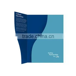 a4 Two Pocket Folder, Black Paper Folder thumbnail-2
