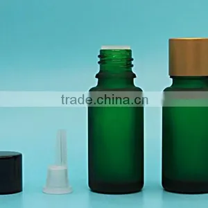 15ml 1/2 oz Green Glass Inner Dropper Bottle for Essential Oil and Olive Oil thumbnail-2
