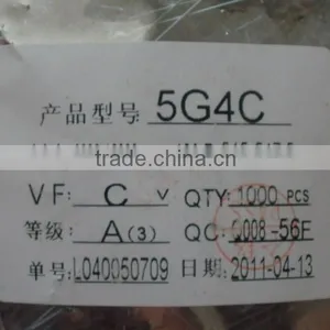 High Brightness Mcd 12000 Water Clear 5mm Green Led Diodes thumbnail-2