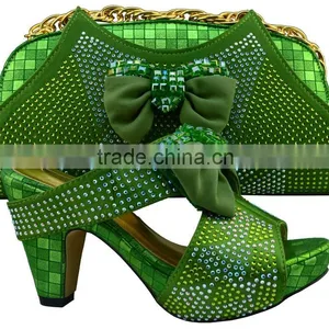 2016 Top Fashion Woman Shoes Italian Shoes and Matching Bags Lady's Wedding Shoes& Bags thumbnail-3
