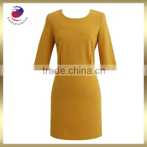 High Quality Long Sleeve One-Piece Dress For Women's thumbnail-1