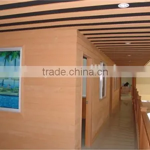 Shiny Wall Sequin Finland Spruce Wood Wall Panels Foam Concrete Prefabricated House thumbnail-2