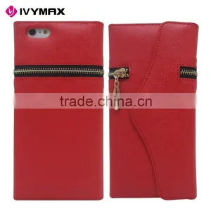 Zipper Wallet Case for Iphone 6 Cell Phone Accessories Quality Choice thumbnail-2
