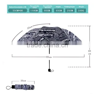 Newspaper Printing Manual Open 3 Section Umbrella thumbnail-2
