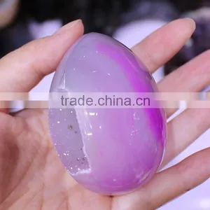 Beautiful Agate Geode Eggs Wholesale Gemstone Eggs thumbnail-1