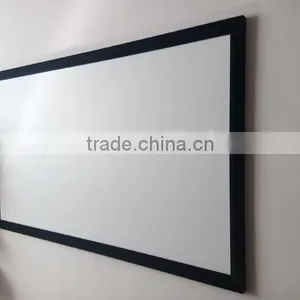 Home Use Velvet Planted Frame Screen 200" Fixed Wall Frame Projector Screen thumbnail-1