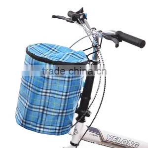 Folding Bike Basket Bike Removable Waterproof Basket thumbnail-2