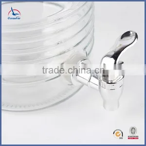 3.5L Glass Beverage Jar Sealing Glass Water Dispenser With Water Faucet thumbnail-3