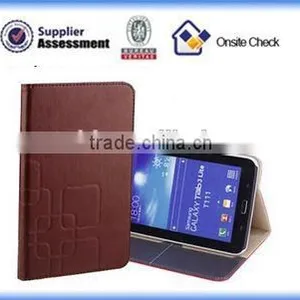 Slim Embossing Leather Case Engraved Leather Tablet Case for Samsung Galaxy Tab A 7.0 thumbnail-1