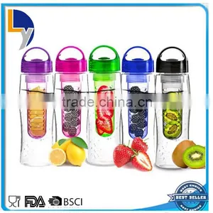 2016 New Design Product BPA Free Fruit Water Infuser Plastic Bottle thumbnail-1