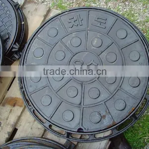 Ductile Foundry Cast Iron Manhole Covers With Frames thumbnail-2