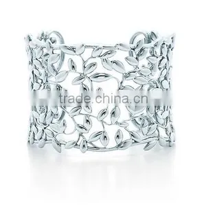 Stainless Steel Newest Style for Olive Leaf Design Bracelet thumbnail-3