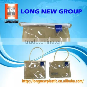 Big Size Clear Plastic PVC Zipper Bag With Handle thumbnail-2