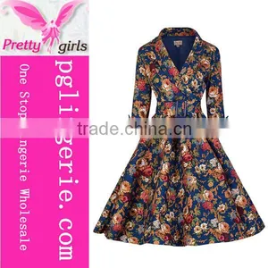 Autumn New Fashion Women Dress thumbnail-5