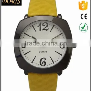 LOGO Custom Fashin Leather Watch Stainless Steel Back Women thumbnail-4