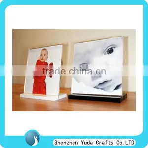 Custom Tabletop Funny Acrylic Baby 12 Month Photo Frame Plexiglass Picture Photo Frame With Base Wholesale Cheap thumbnail-1