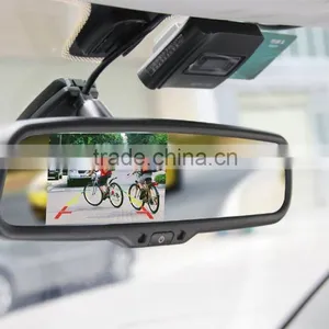4.3 Inch Car Rear View Mirror Monitor and HD 1080p Camera DVR With 2 AV-in thumbnail-4